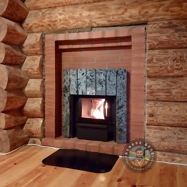 Монтаж печи для бани Grill'D Cometa Vega Window