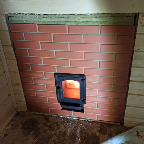   Монтаж банной печи ЭТНА Шторм 24 (ДТ-4С) (миниатюра)