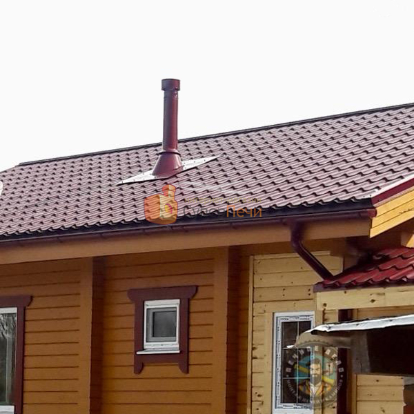   Монтаж чугунной банной печи Везувий Легенда (миниатюра)