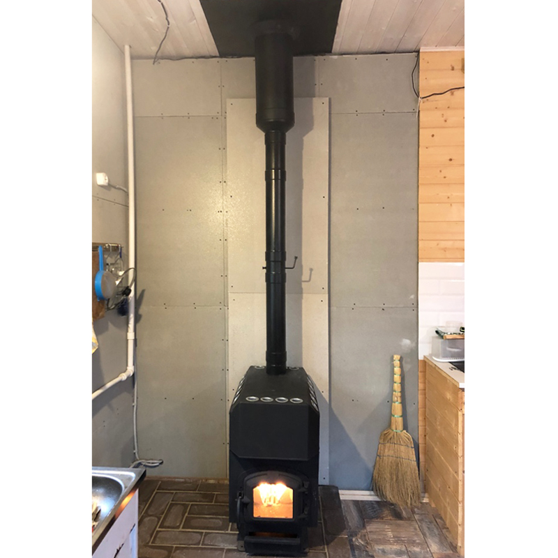   Монтаж отопительной печи длительного горения Ставр 20Ч (миниатюра)