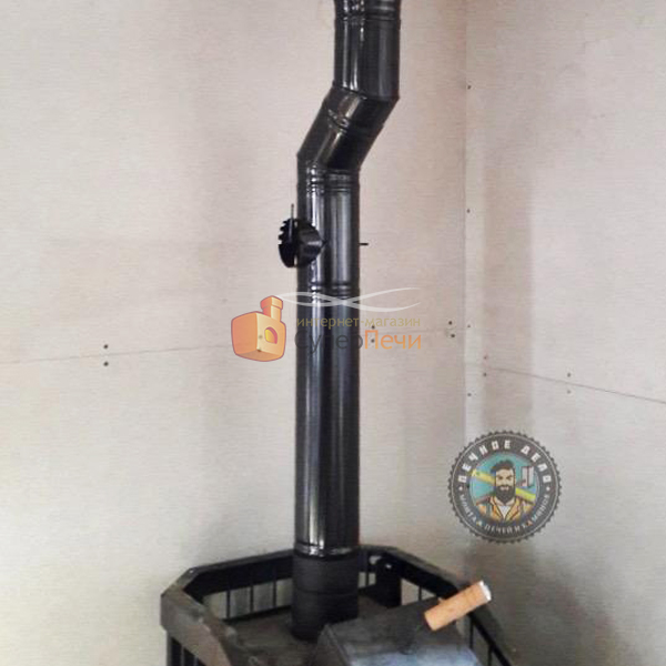   Монтаж печи для бани Грейвари aTmos (миниатюра)