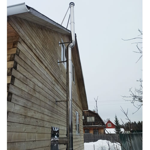   Монтаж печи-камина Везувий ПК-01 (270) с плитой (миниатюра)