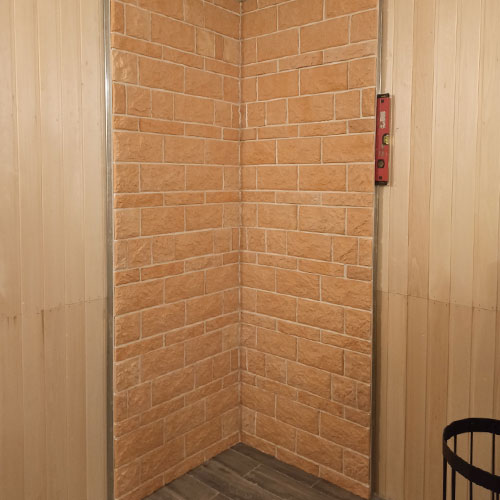   Монтаж печи для бани Везувий Легенда Стандарт 22 (ДТ-4) б/в (миниатюра)