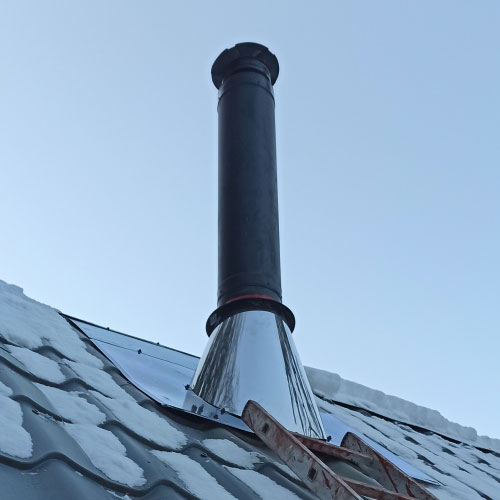   Монтаж печи для бани Везувий Легенда Стандарт 22 (ДТ-4) б/в (миниатюра)