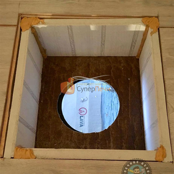   Монтаж печь-камина Мета Москва 12 (миниатюра)