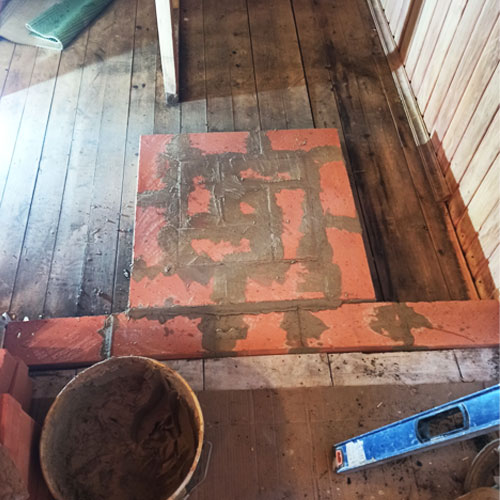   Монтаж печи для бани Везувий Скиф (миниатюра)