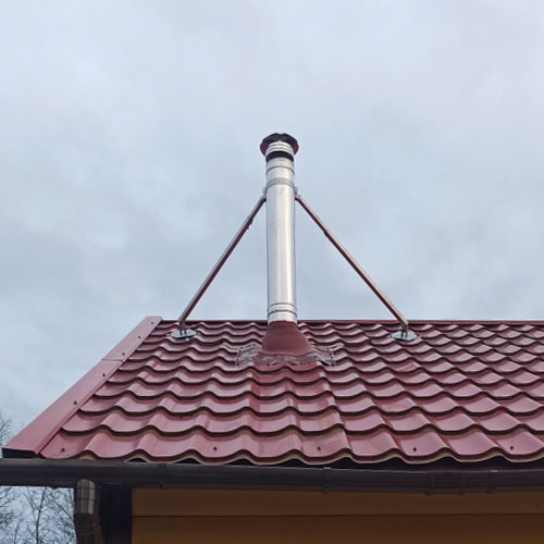   Монтаж печи для бани Везувий Скиф (миниатюра)