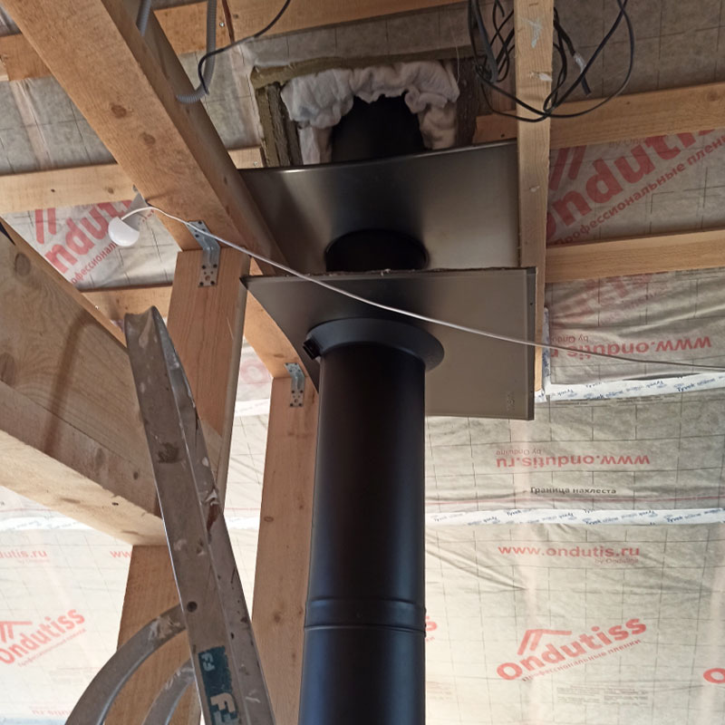   Монтаж печи-камина KOZA AB S DR (миниатюра)