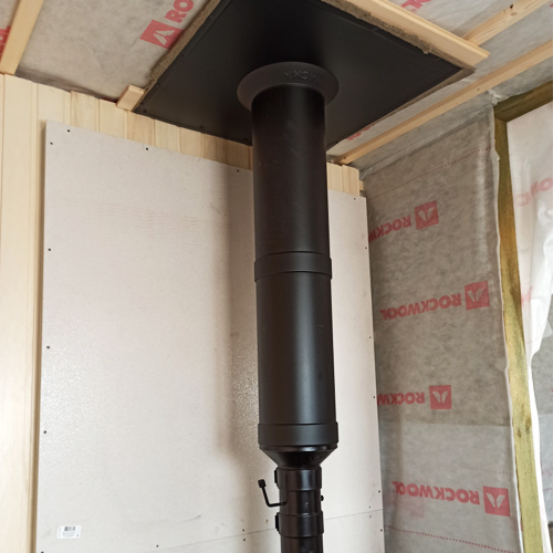   Монтаж печи для бани Grill'D Cometa 180 Vega Window (миниатюра)