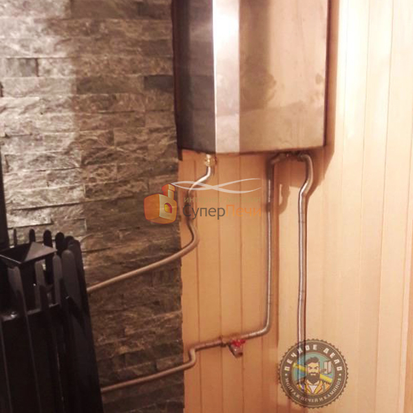   Монтаж печи для бани Grill'D Cometa Vega Long Window Max (миниатюра)