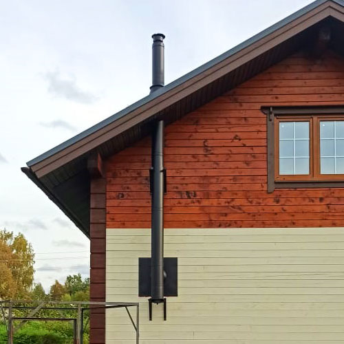   Монтаж печи для дома MBS TREND CREAM (миниатюра)