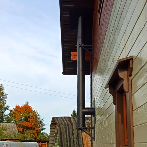   Монтаж печи для дома MBS TREND CREAM (миниатюра)