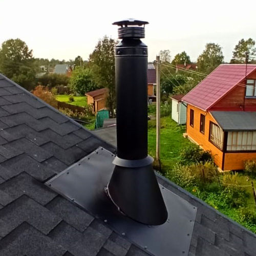   Монтаж печи для дома MBS TREND CREAM (миниатюра)