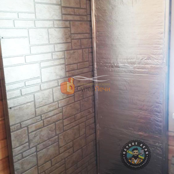   Монтаж печь-камина Мета Рейн (миниатюра)