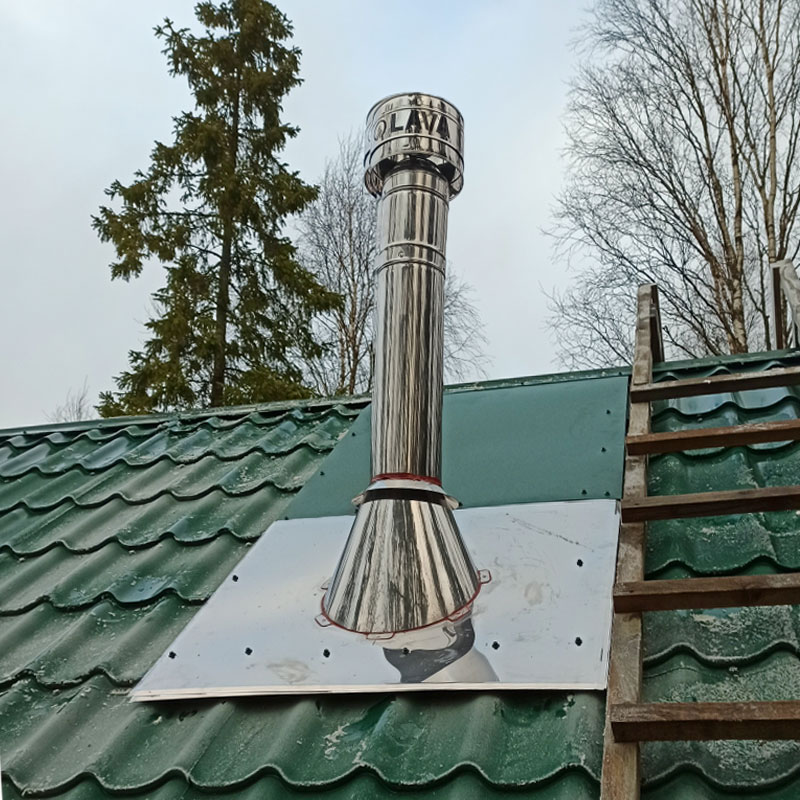   Монтаж печи-камина Везувий ПК-01 (270) (миниатюра)