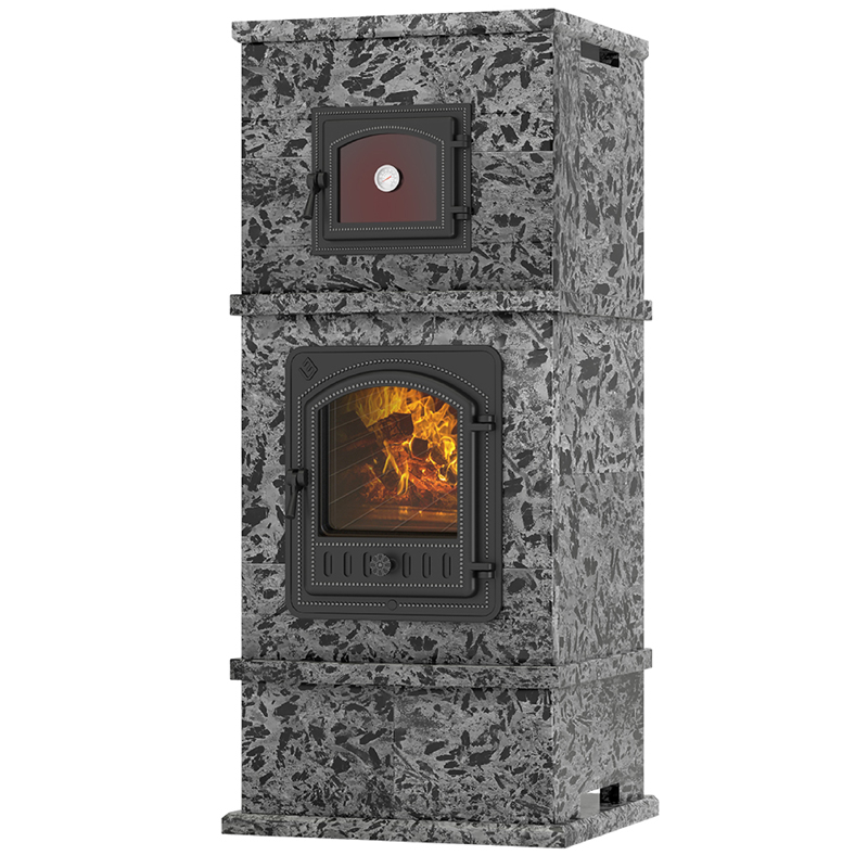 Печь-камин Эверест «Корела» (Пироксенит Элит)