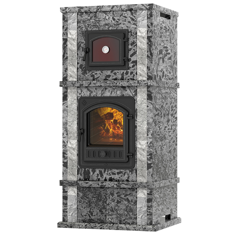 Печь-камин Эверест «Кафа» (Пироксенит Элит)