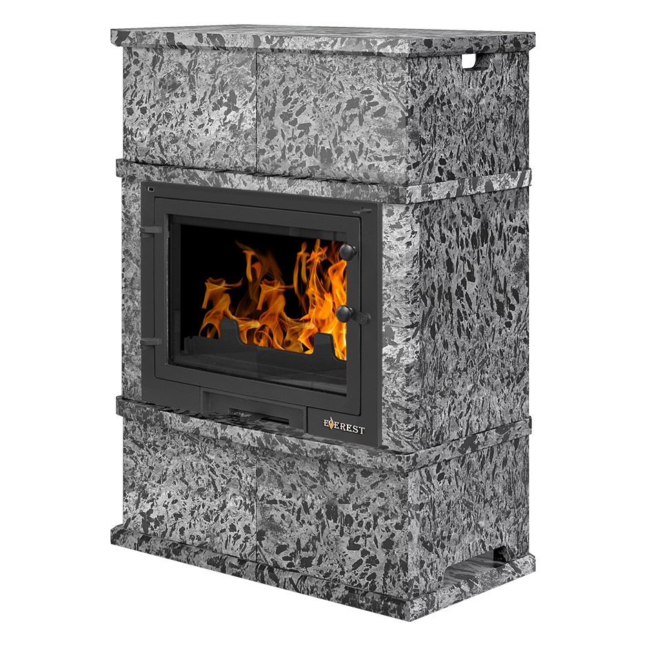Печь-камин Эверест D10 «Выборг» Н-1180 (Пироксенит Элит)