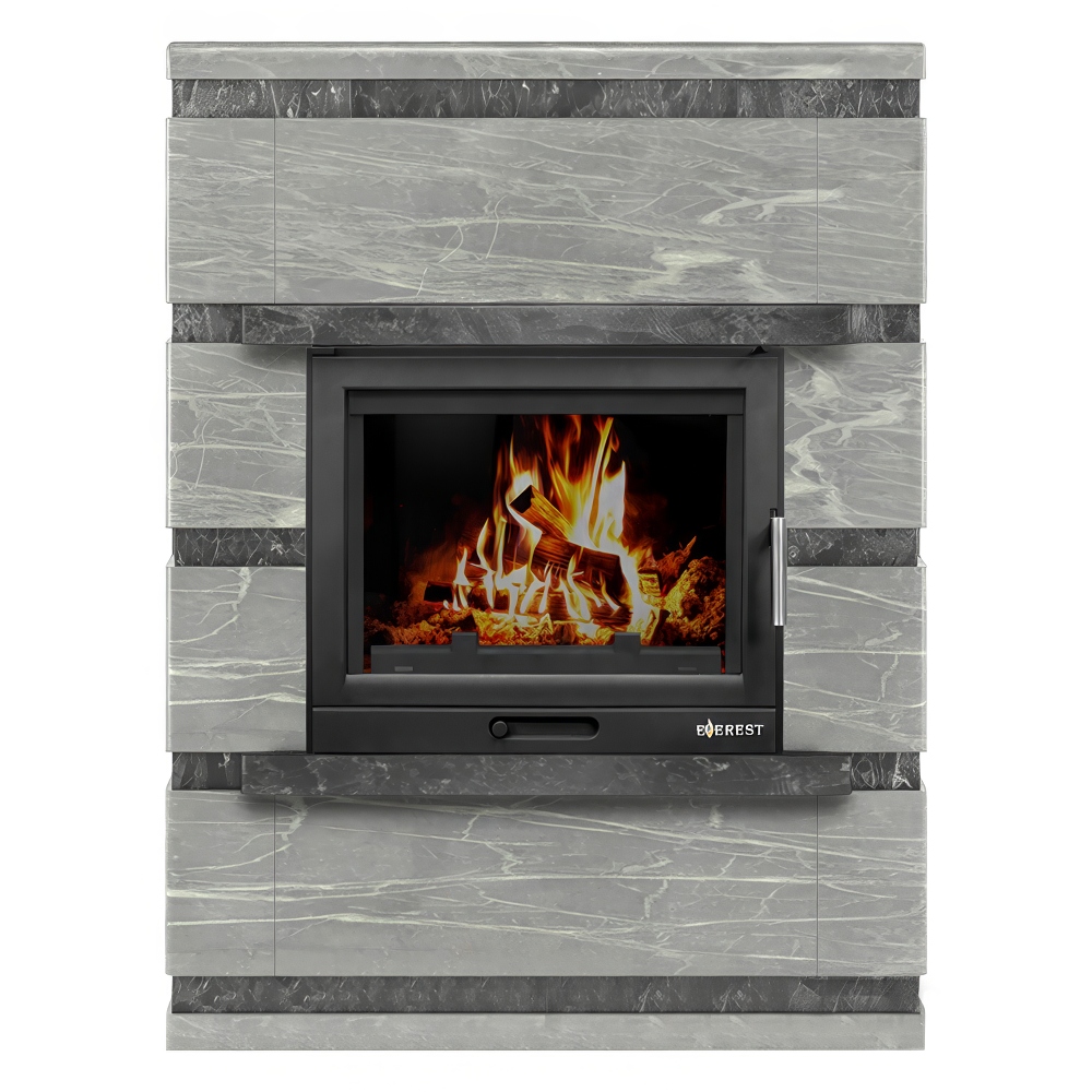 Печь-камин Эверест U10 «Рантала» Н-1252 (миниатюра)