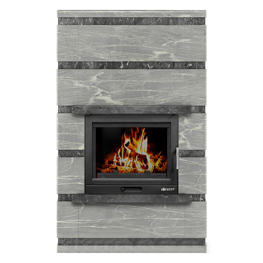 Печь-камин Эверест U10 «Рантала» Н-1546 (миниатюра)