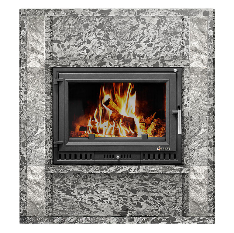 Печь-камин Эверест Z14 «Боярд» Н-1180 (Пироксенит Элит) (миниатюра)