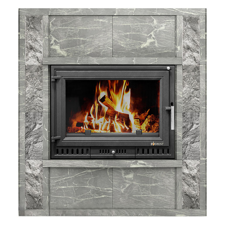 Печь-камин Эверест Z14 «Боярд» Н-1180 (Талькохлорит) (миниатюра)