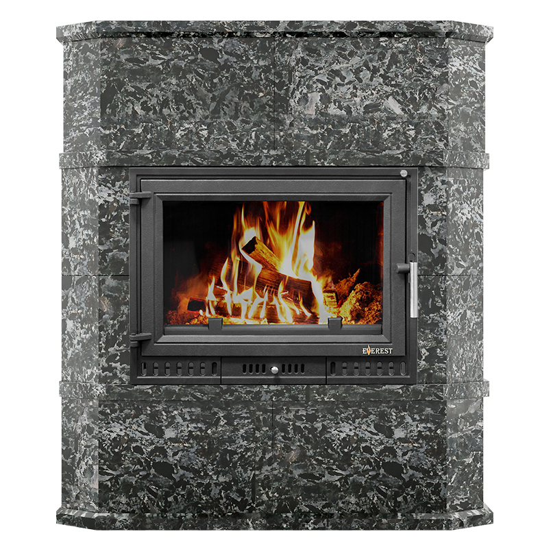 Печь-камин Эверест Z14 «Бран» Н-1180 (Пироксенит Элит) (миниатюра)