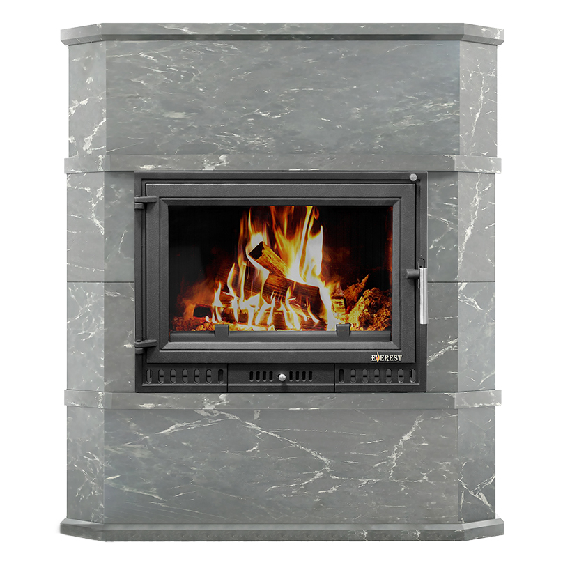 Печь-камин Эверест Z14 «Бран» Н-1180 (Талькохлорит) (миниатюра)