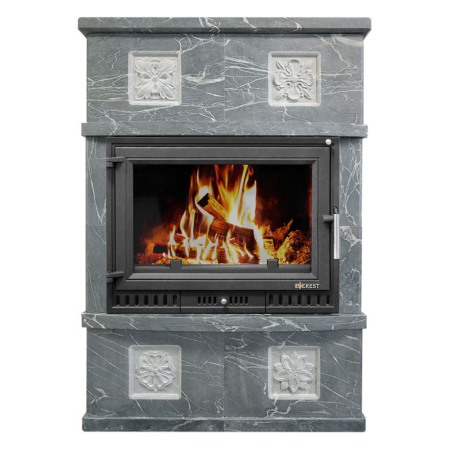Печь-камин Эверест Z14 «Пиллау» Н-1180 Талькохлорит (миниатюра)