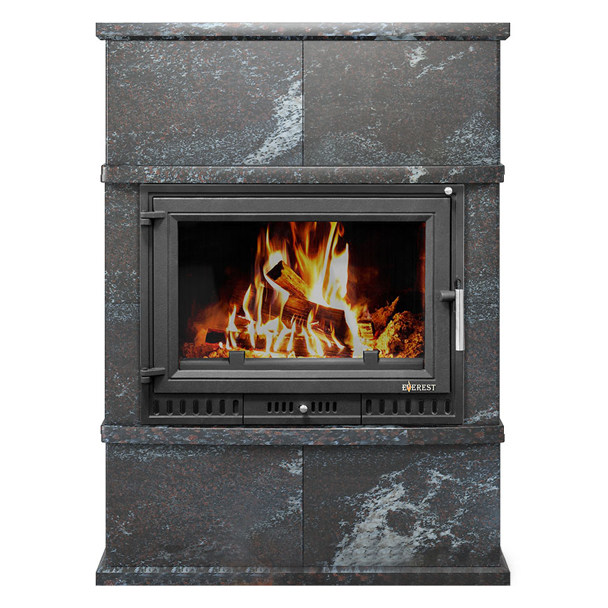 Печь-камин Эверест Z14 «Выборг» Н-1180 (Амфиболит) (миниатюра)