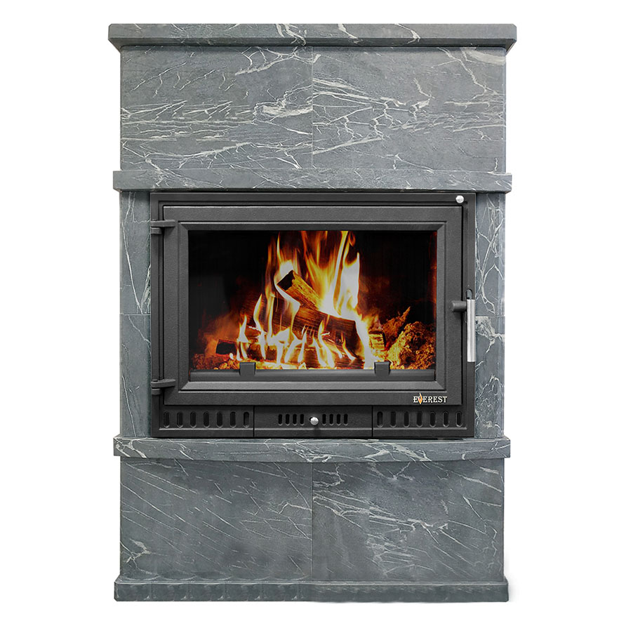 Печь-камин Эверест Z14 «Выборг» Н-1180 (Талькохлорит) (миниатюра)