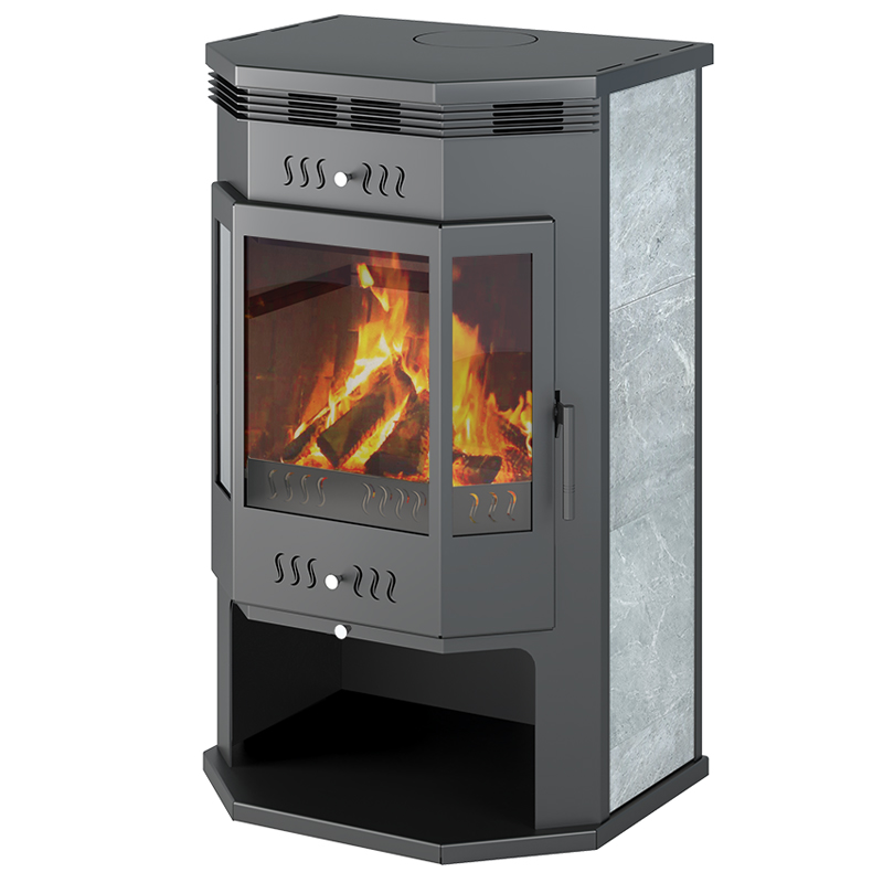 Печь-камин ASTON Призматик (талькохлорит)