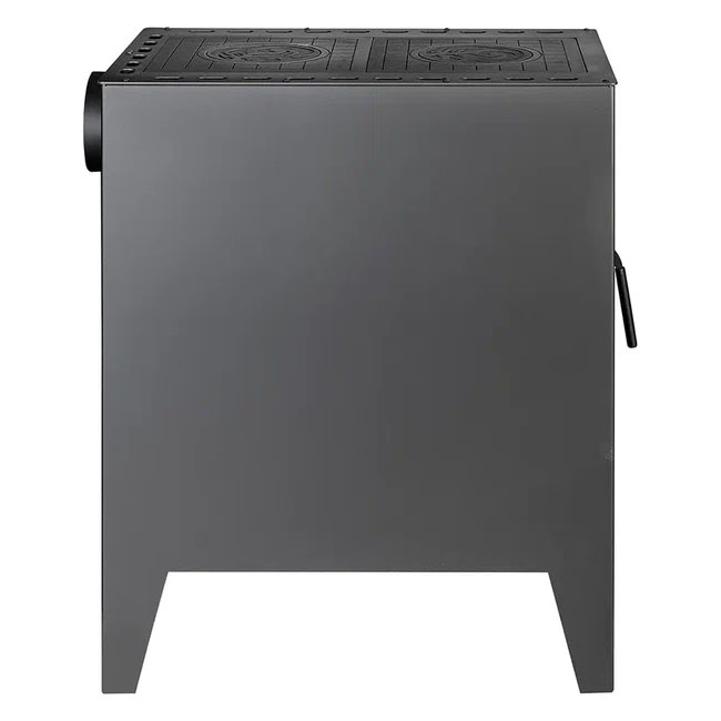 Отопительная печь Экокамин Деревенька две конфорки (миниатюра)