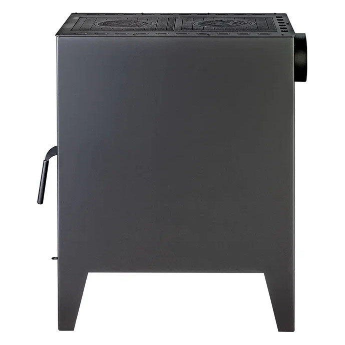 Отопительная печь Экокамин Деревенька две конфорки (миниатюра)