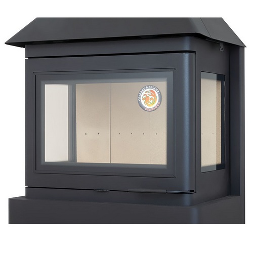 Камин Экокамин Прага 3 стекла (миниатюра)