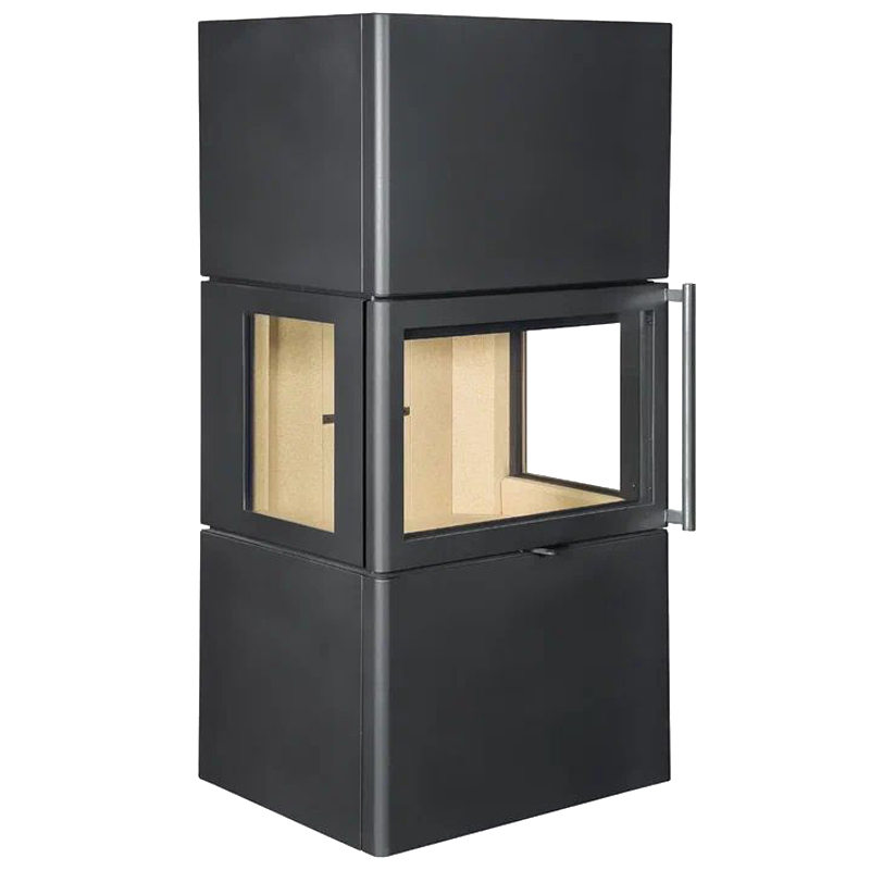 Камин Экокамин Крит черный (миниатюра)