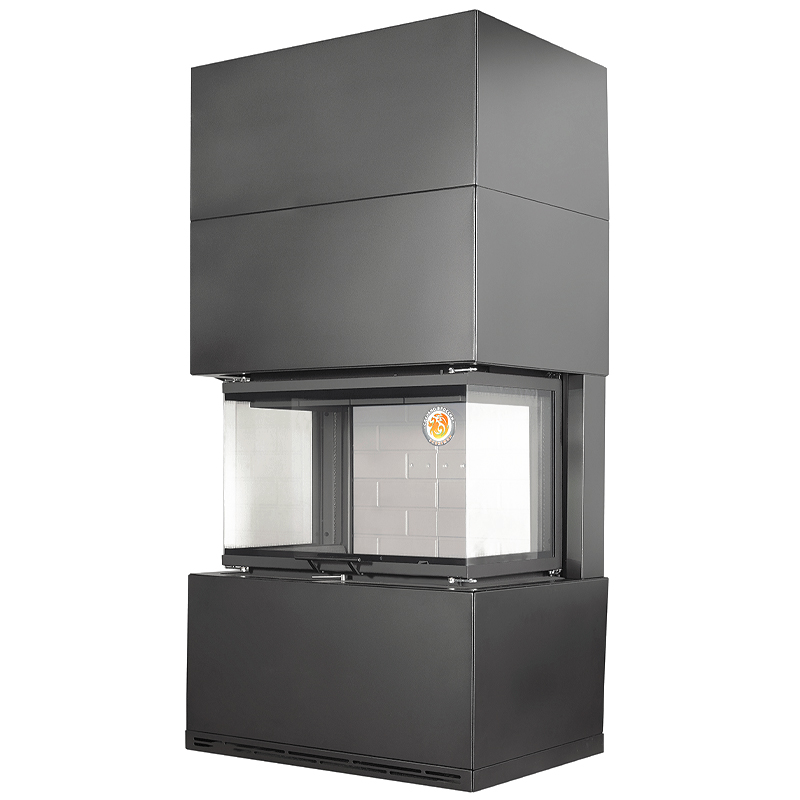 Камин Экокамин Родос 800 черный