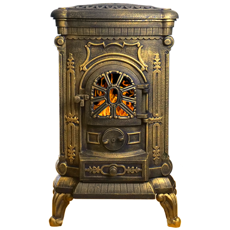 Печь-камин Везувий А-07 (Золото) (миниатюра)