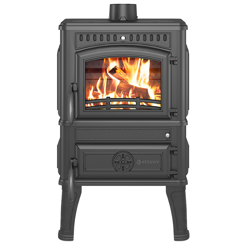 Печь-камин Везувий LV-12 (Антрацит) (миниатюра)