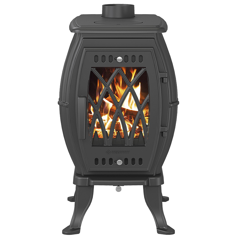 Печь-камин Везувий ВХ-09 (Антрацит) (миниатюра)