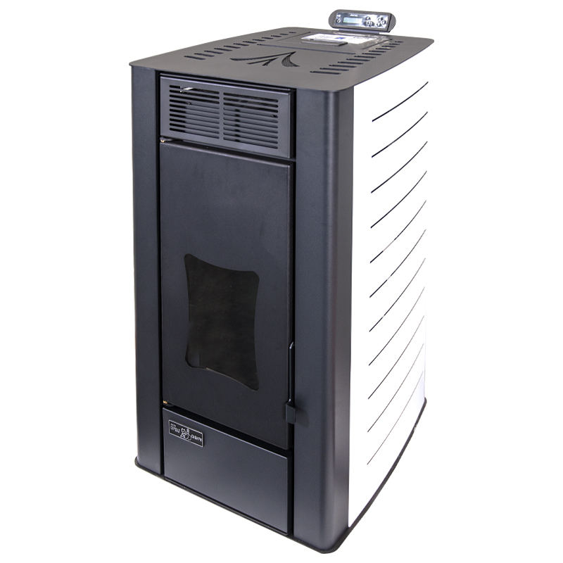 Пеллетный печь-камин Zota WD18H30 (18 кВт) WIFI миникотельная