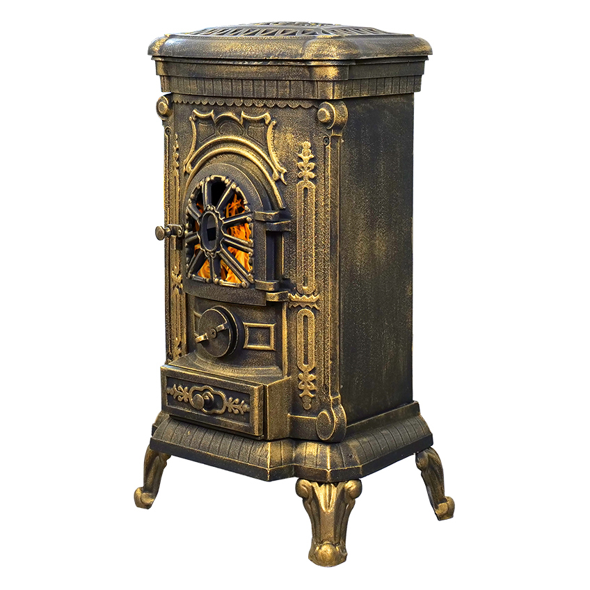 Печь-камин Везувий А-07 (Золото) (миниатюра)