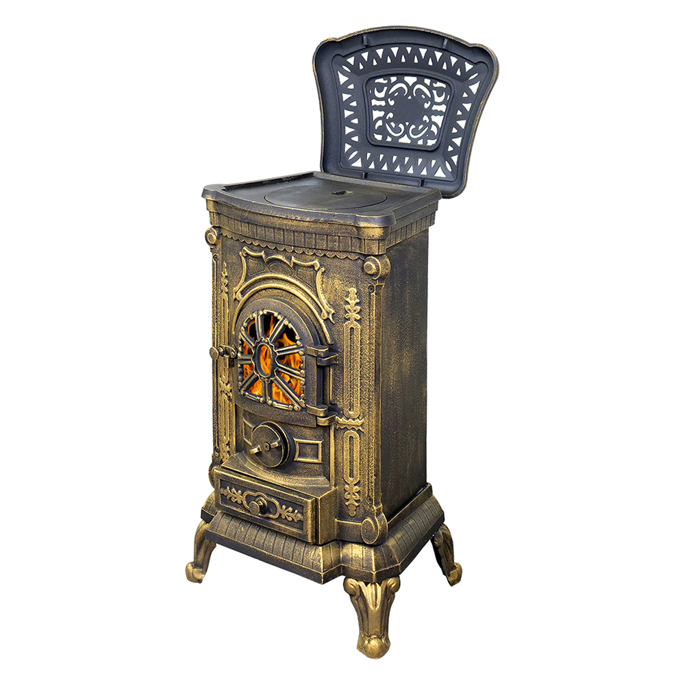 Печь-камин Везувий А-07 (Золото) (миниатюра)