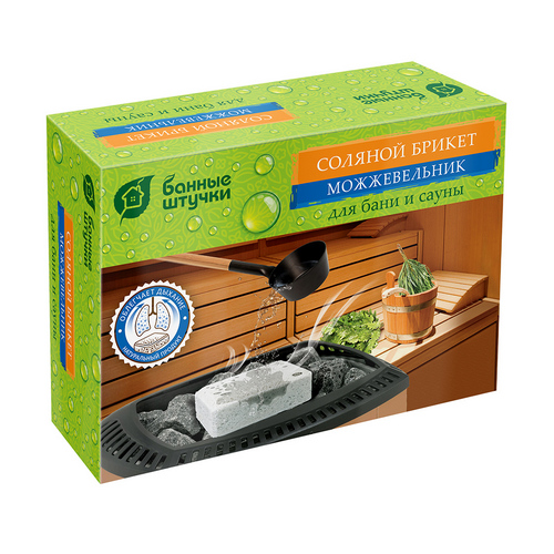  Банные штучки Соляной брикет с травами 