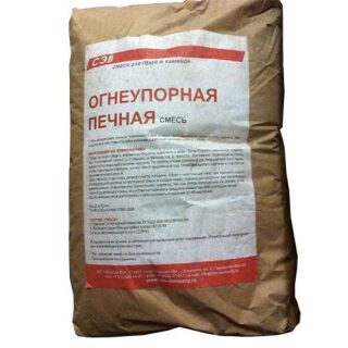 Огнеупорная смесь 25 кг СЭВ