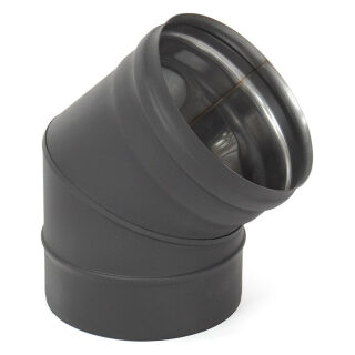 Отвод ТиС Моно 45° ОМ-Р, AISI 430 Black(Диаметр Ø 180 мм)