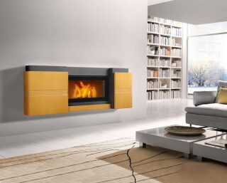 Каминная облицовка Piazzetta Graz(Цвет керамики Bianco Antico, Для топок MA 263 / MC 90/44 )