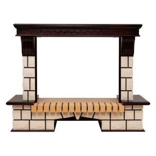 Портал RealFlame Stone 33 (DN - Тёмный орех)