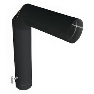 Элемент подключения Вулкан VBR (black, AISI 439/0,8 мм)(Диаметр Ø 130 мм)
