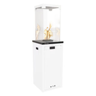 Газовый камин Kratki PATIO/LIGHT с ручным управлением(Белый)